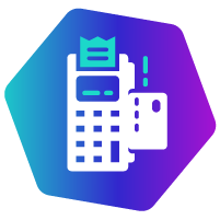 ilustração de maquininha de cartão